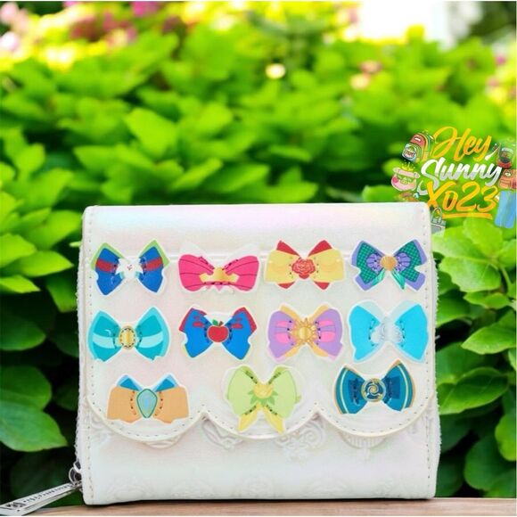 Loungefly Disney Princess Bows Iridescent Wallet - Picture 1 of 6